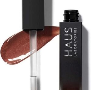 12/27 HAUS LABORATORIES LE RIOT LIP GLOSS in CHASER Full Size NEW 5ml/.17…